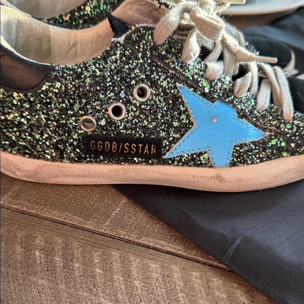 Golden Goose Sneakers - Black and Light Blue - Picture 6 of 10